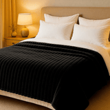 black-ribbed-faux-rabbit-velvet-blanket-twin-or-queen_One_Preevay bedding