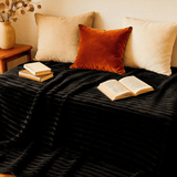 black-ribbed-faux-rabbit-velvet-blanket-twin-or-queen_One_Preevay lounge