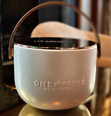 Lemon Ylang Ylang Luxury Candle - Porcelain Bowl & Silver Enclosure-Triple Wick - One Preevay