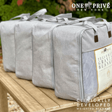 Experience luxurious relaxation with the One Preevay Luxury Home Furnishings, world's first weighted faux rabbit fur blanket, inspired by Fernando Botero. Clinically developed, 20lbs, queen