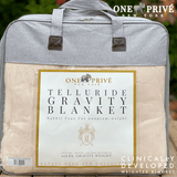 World's First Weighted Double Sided Faux Rabbit Fur Blanket | Botero Collection | Queen (60x80) 20 lbs