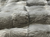 Majestically Inspired | Dramatic Gray | Ribbed Faux Rabbit & Velvet Blanket | Twin & Queen