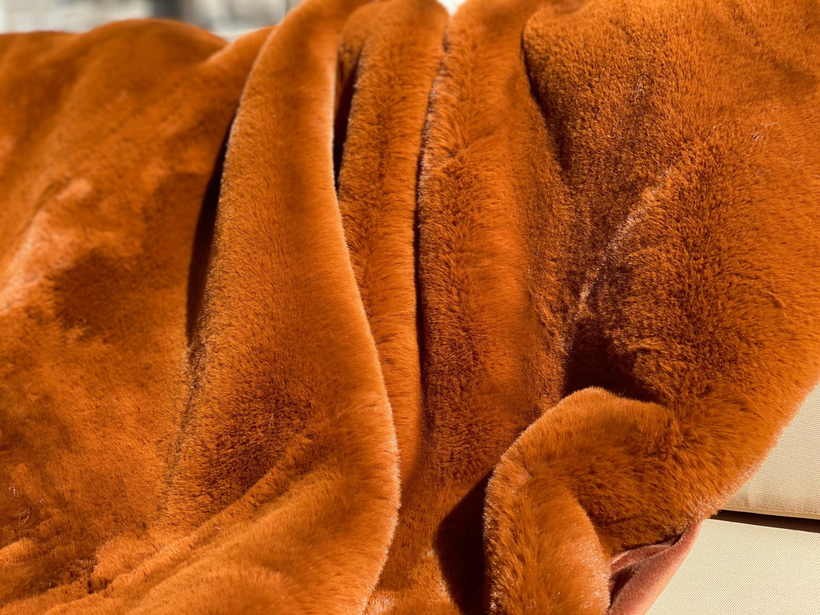 バラ❤︎毛布❤︎coco❤︎rady❤︎ギャル❤︎200✖︎230 One Preevay Coco Brown Ultra-Soft Faux Rabbit Fur Throw | Luxury
