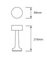 grace hotel lamp dimensions diagram