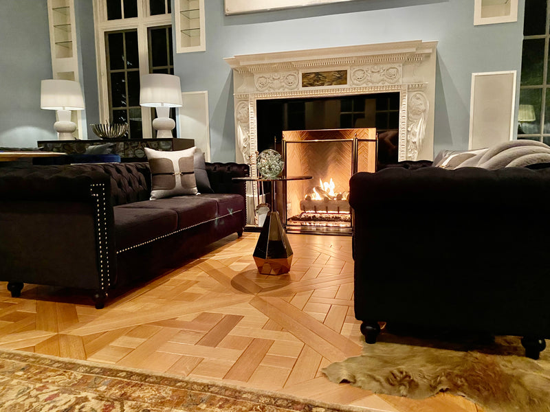Gatsby Life Tufted Velvet Sofa | Set upon Petite Beechwood legs